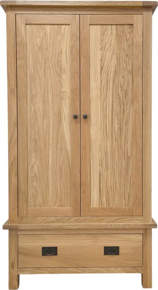 Šatníková skriňa so zásuvkou, 100x57x185 cm