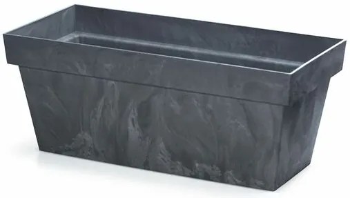 Hrantík CUBE CASE BETON EFFECT antracit 40cm
