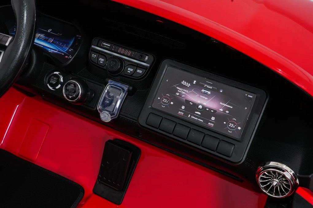 Ramiz Mercedes-Benz GT63 AMG elektrické autíčko pre deti červené