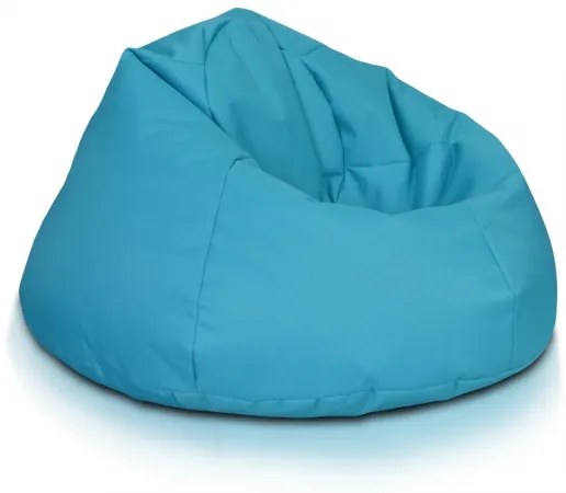 INTERMEDIC SK - Sedací vak MAXI 140x70 cm z polyesteru | rodinný vak, veľké kreslo, 570 l Farba: NC07 - Tyrkysová (Polyester)