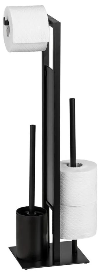 WENKO 23708100 - WC kefa RIVALTA 18x70 cm čierna