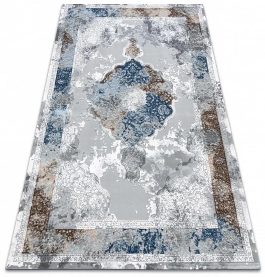 Luxusný kusový koberec akryl Elena šedý 80x100cm