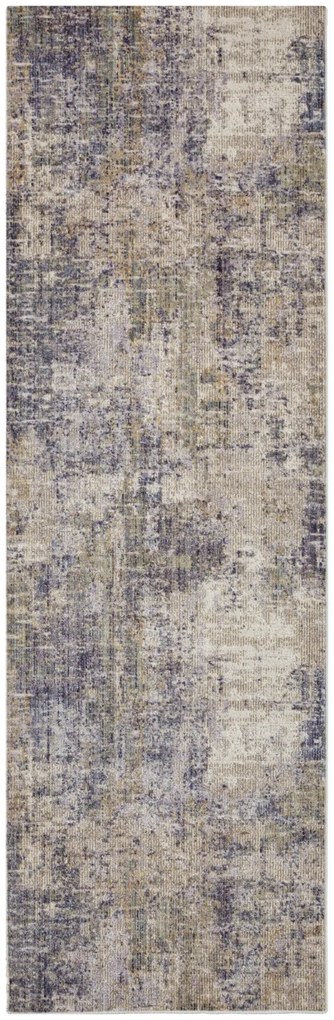 Nouristan - Hanse Home koberce Behúň Cairo 105586 Gizeh Cream Blue – na von aj na doma - 80x200 cm