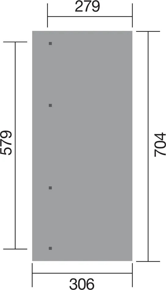 WEKA Drevená záhradná pergola 671 (7x3 m)