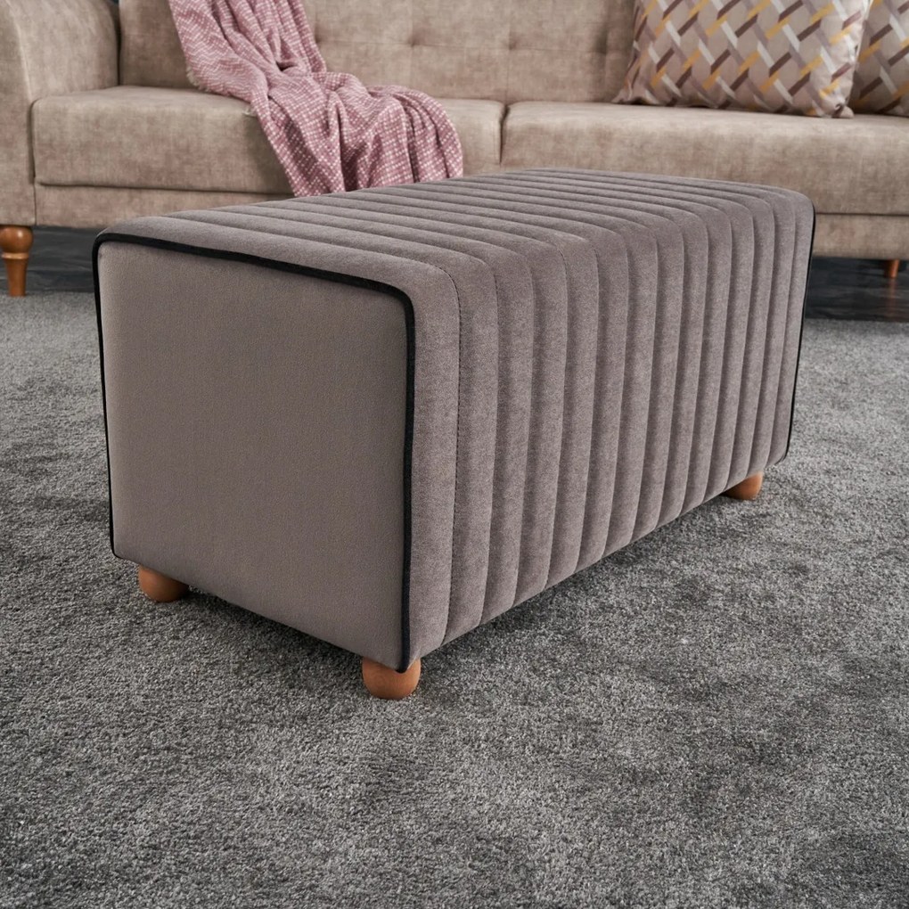 Stolička Mabel Pouf Mink