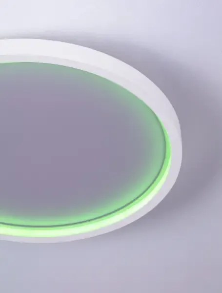 Moderné stropné svietidlo Chet RGB 39 s diaľkovým ovládaním