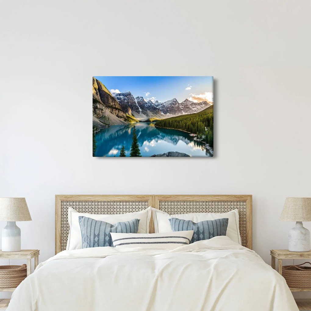 Obraz - Kanada, Národný park Banff, Moraine Lake (90x60 cm)