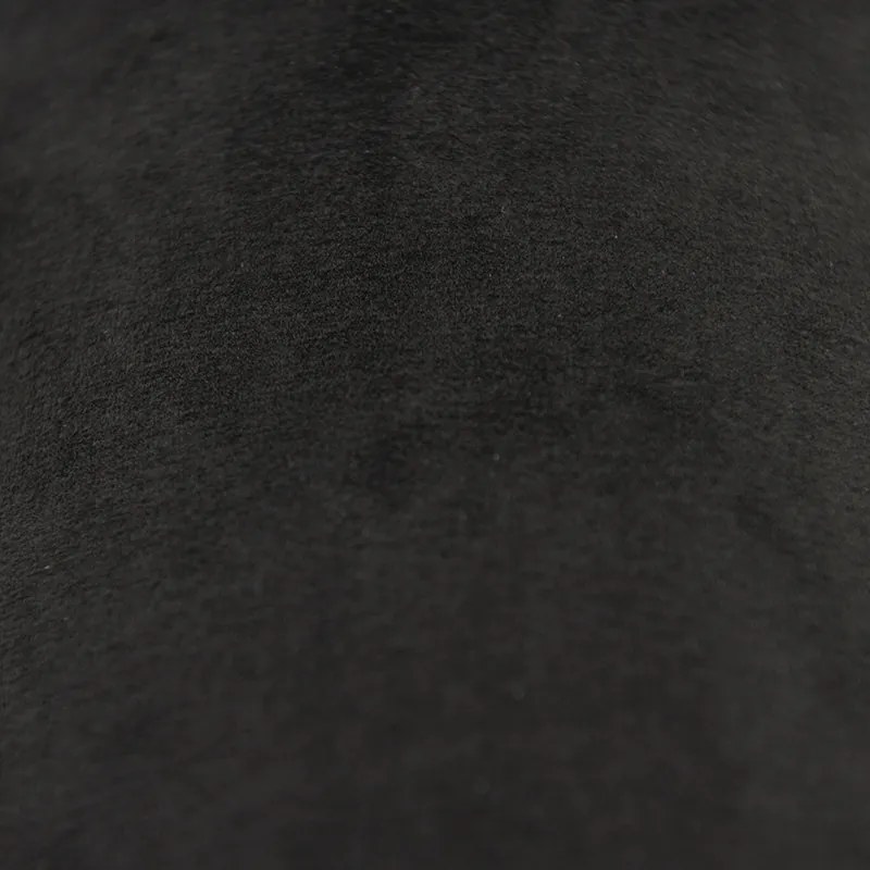 Zamatové tienidlo čierne 18/18/14 so zlatým interiérom