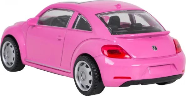Model auta Volkswagen Beetle 1:43 RASTAR ružový