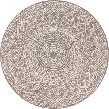 Okrúhly koberec Jeans 120 cm, taupe%