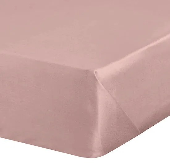 SATÉNOVÉ PRESTIERADLO DINA 180X200 CM PÚDROVO RUŽOVÉ