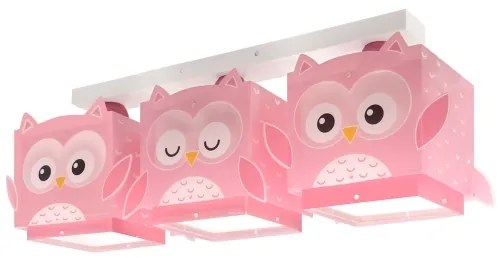 Dalber 64483 - Detské stropné svietidlo LITTLE FRIENDS 3xE27/15W/230V
