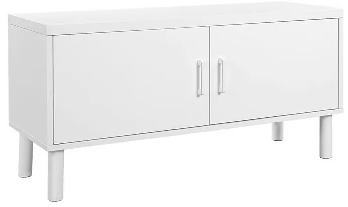 Skrinka na topánky VASAGLE s dvojkrídlovými dvierkami LHS051W01