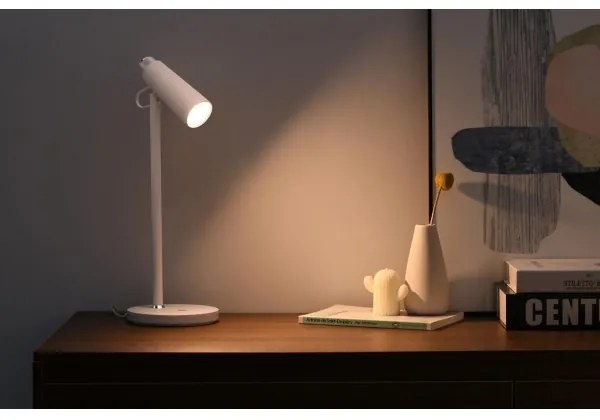 Immax 08990L - LED Stmievateľná stolná lampa s Qi nabíjaním TIT LED/12W/230V biela
