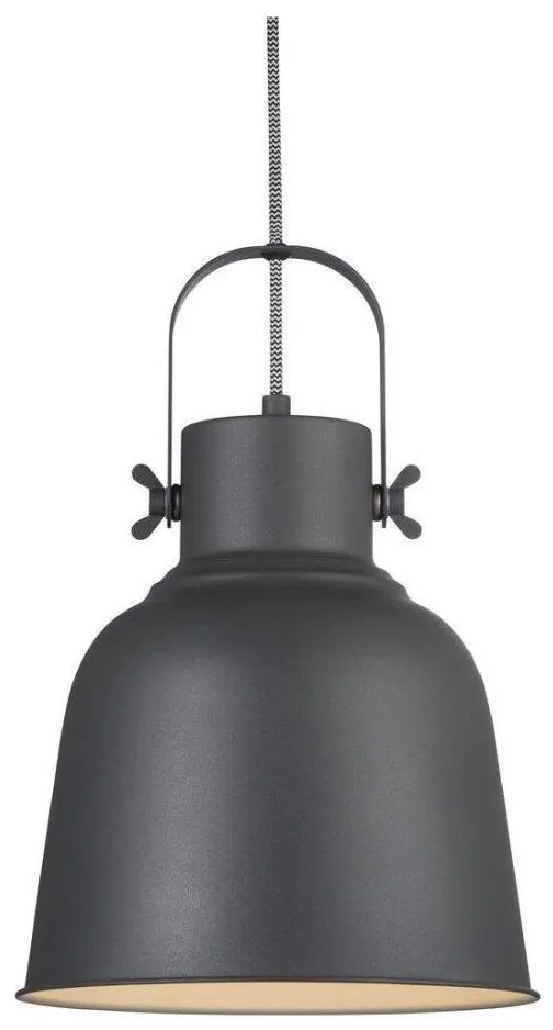 Nordlux - Luster na lanku ADRIAN 1xE27/40W/230V pr. 25 cm antracit