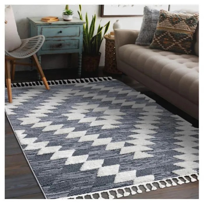 Kusový koberec Stefan šedý 140x190cm
