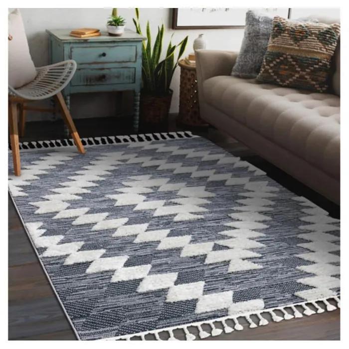 Kusový koberec Stefan šedý 200x290cm