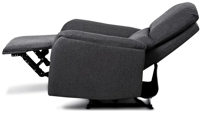 BONTEC Polohovacie kreslo, sivá, látka, TV-5060 GREY2 Farba: Šedá