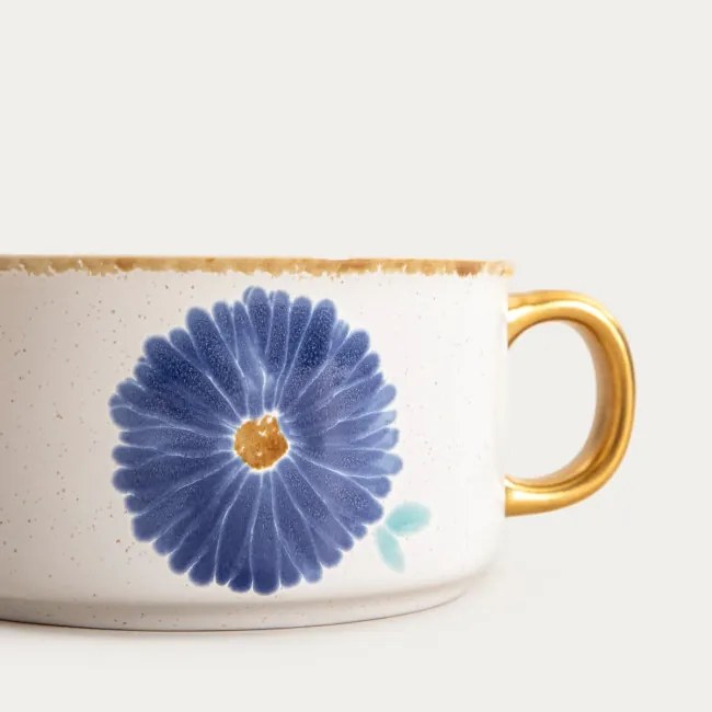 Servírovacia miska MEREN modrý kvet 766503