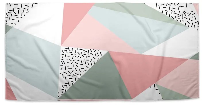 Sablio Uterák Obrazce v nežných farbách - 70x140 cm