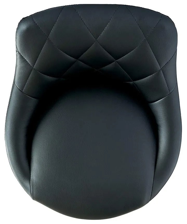 Barové stoličky s operadlom, 2 farby, čierne