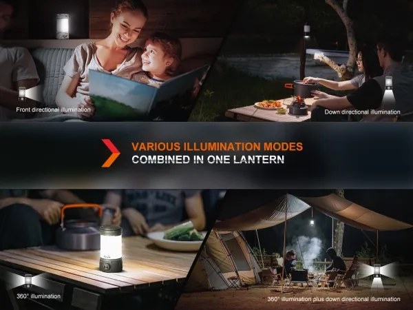 Fenix CL26RPROOLI - LED Stmievateľná prenosná nabíjacia lampa LED/USB IP66 zelená