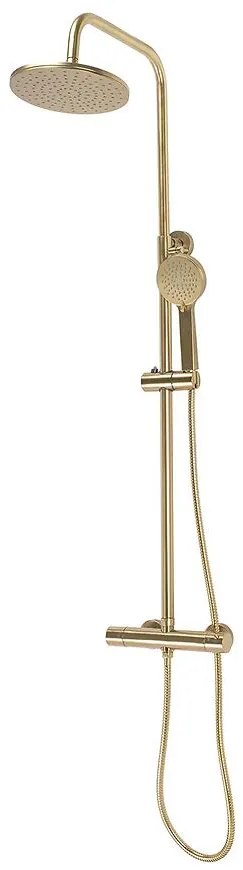 Sprchová súprava s termostatom Rea Parot zlatá brúsená