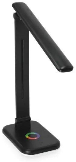 LED RGBW Stmievateľná stolná lampa NOBLITE LED/7W/5V 3000/4000/6500K čierna