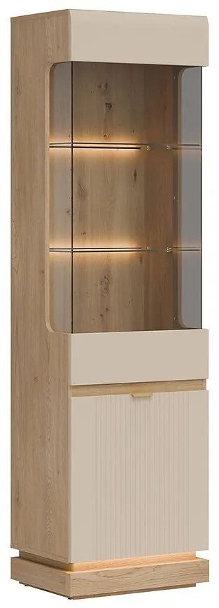 Vitrína L/P  Milton Ml05 Cashmere