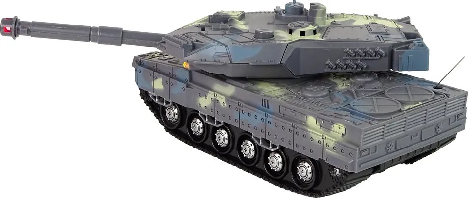 LEAN Toys Vojenský tank diaľkovo ovládaný Moro Shooting Noise
