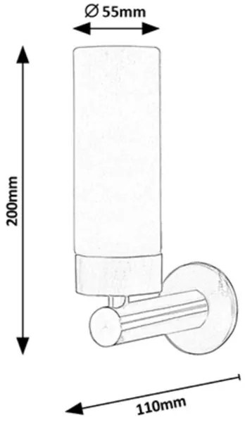 Rabalux 5713 - LED Kúpeľňové nástenné svietidlo BETTY LED/4W/230V lesklý chróm