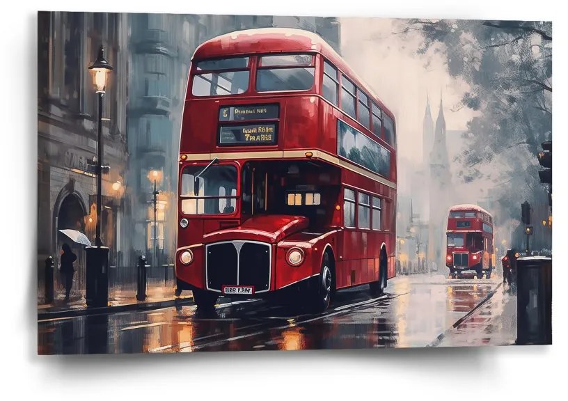 Sablio Obraz Londýn Double-decker 2 - 60x40 cm