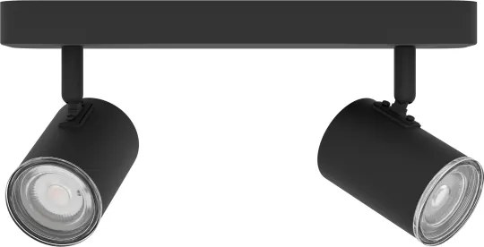 Eglo 300579 - Kúpeľňové bodové svietidlo CONSUMA 2xGU10/5W/230V IP44 čierne