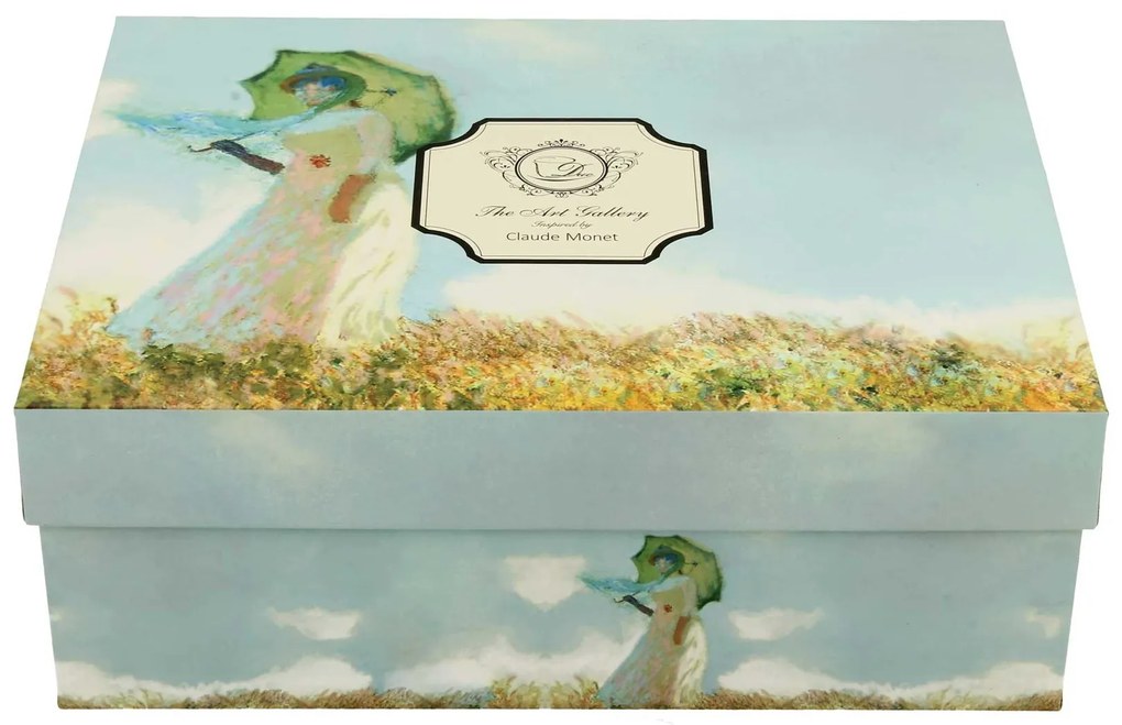 Porcelánová šálka s podšálkou Monet Woman With Parasol 250 ml sada 2ks