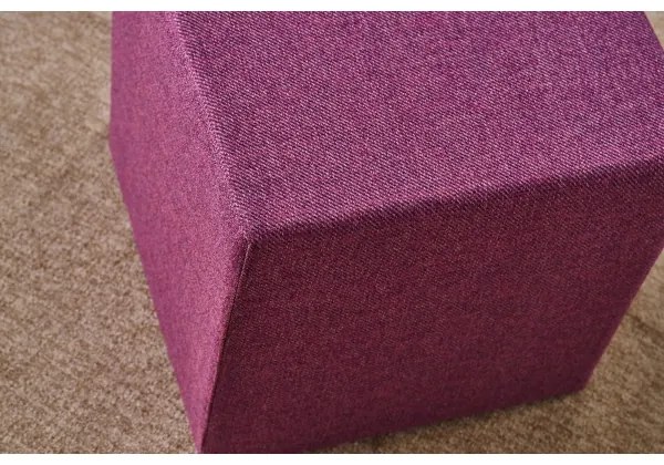 Taburet CUBI 40x40 cm ružový