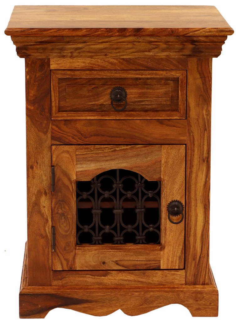 furniture-nabytek.cz - Nočný stolík z masívu z dreva palisander 45x60x40