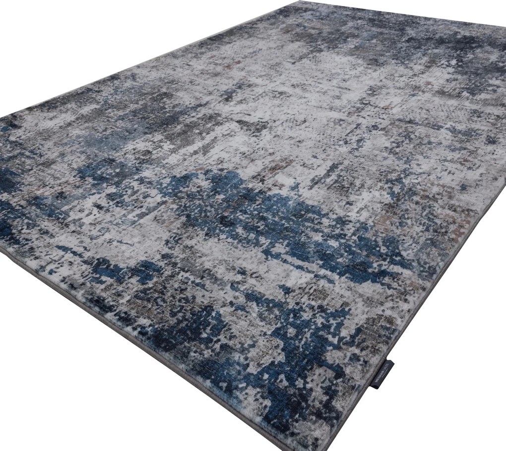 Kusový koberec Posh 303 Blue, 230x330, modrá, chodba / predsieň, Obsession