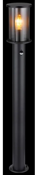 Globo 31363S - Vonkajšia lampa so senzorom GRACEY 1xE27/60W/230V 100 cm IP54