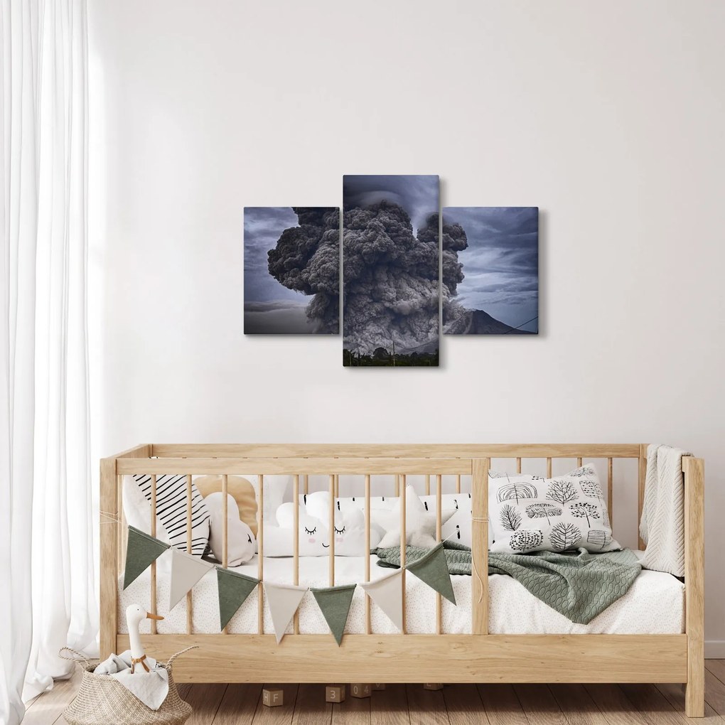Obraz - Sopečná erupcia (90x60 cm)