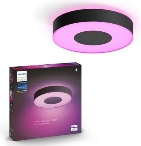Philips-LED RGB stmievateľné stropné svietidlo Hue LED/33,5W/230V pr. 381 mm čierna