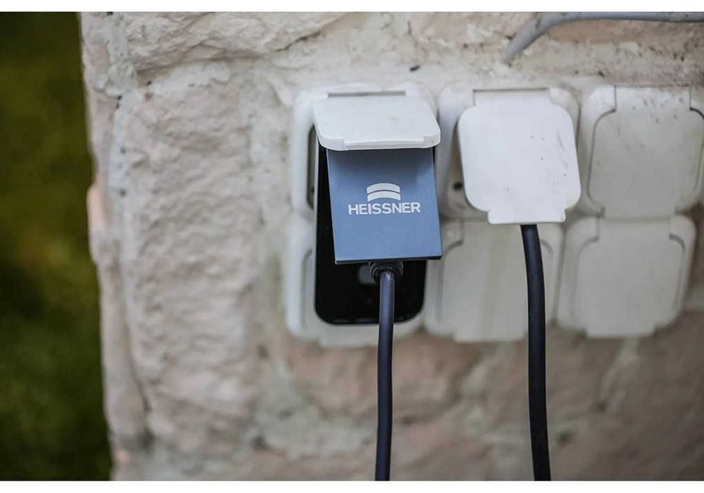 Vonkajšia zásuvka Heissner smart Wifi s tlačovými správami Z1-00