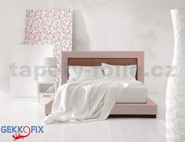 Samolepiace fólie kvety ružové, metráž, šírka 45cm, návin 15m, GEKKOFIX 10237, samolepiace tapety