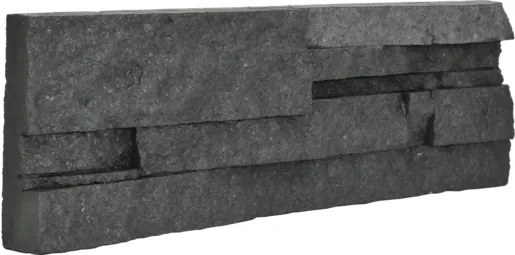 Vaspo Kámen lámaný obklad kameň lámaný tmavo sivá 10,7x36 cm reliéfna V53006