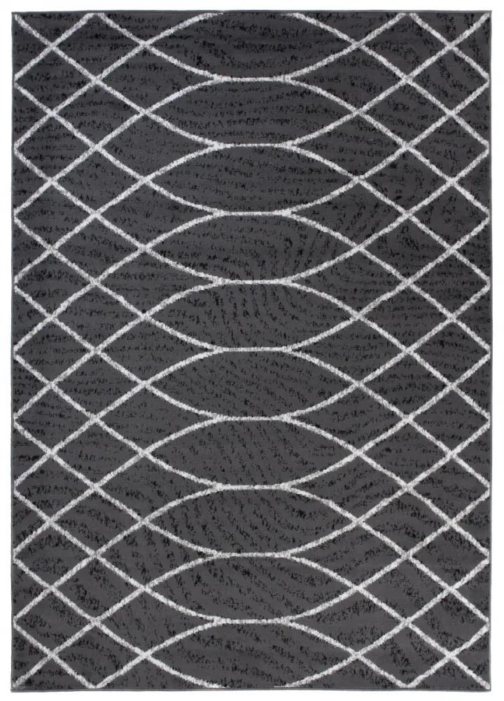 Kusový koberec PP Boreas šedý 2, Velikosti 80x150cm