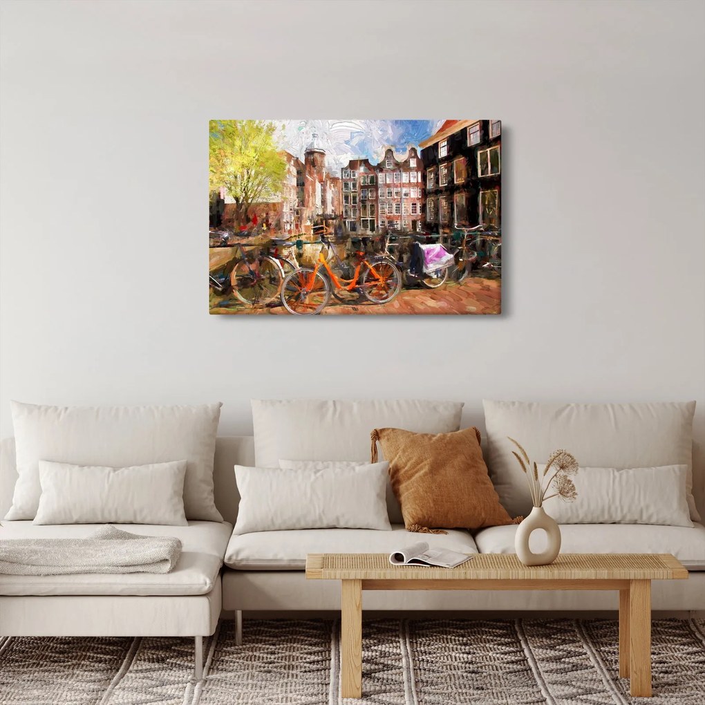 Obraz - Amsterdam (90x60 cm)