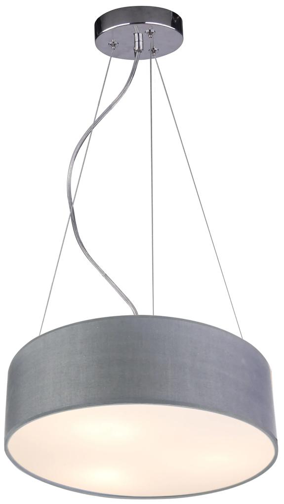 CLX CORIGLIANO-ROSSANO, 3xE27, 40W, 40cm, okrúhly, sivý