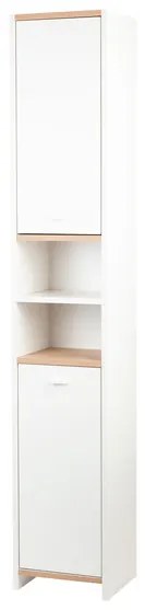 Livarno home Vysoká skrinka do kúpeľne, 32 x 180,5 x 28 cm, biela (100364405)