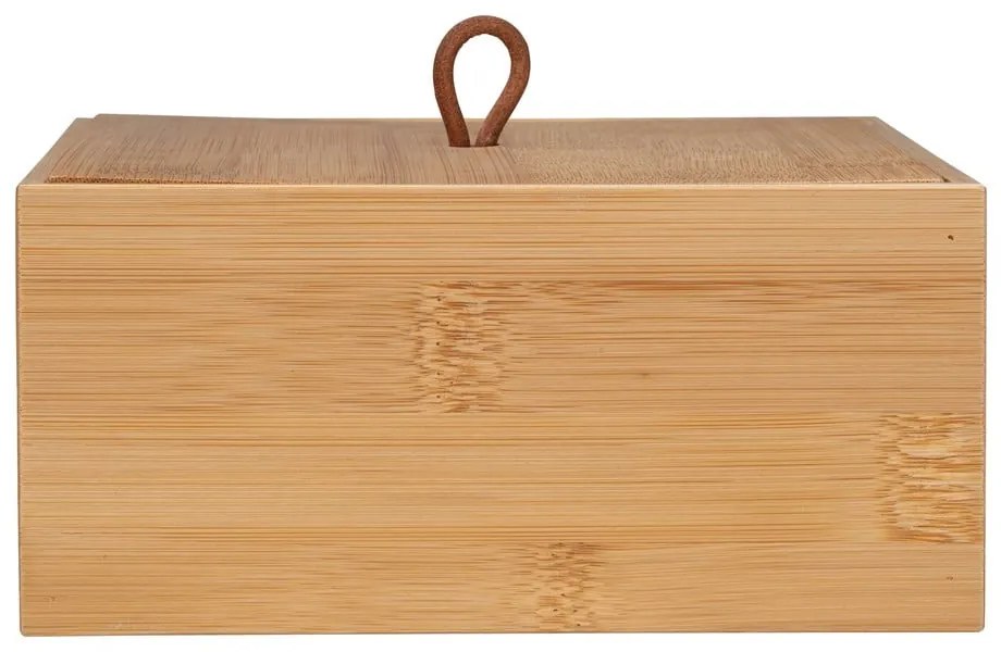 Bambusový kúpeľňový organizér Wenko Allegre, 15 x 7 cm