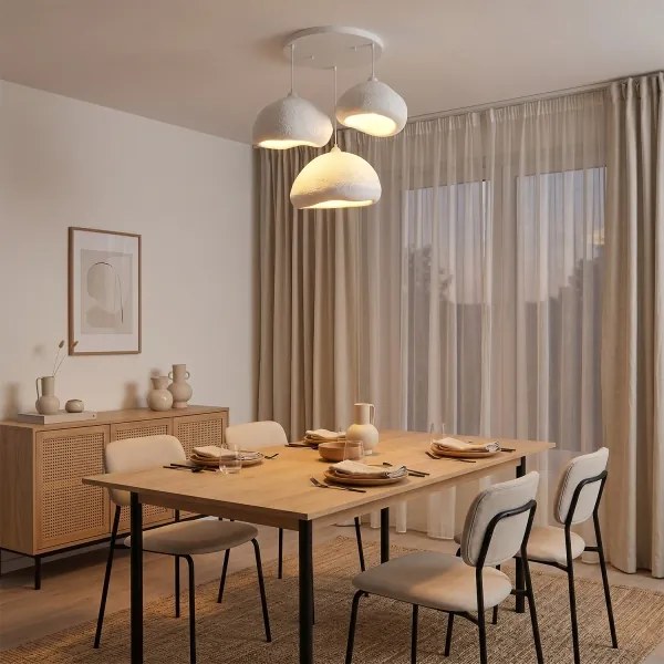 BRILAGI - Závesný luster na lane WABI SABI 3xE27/40W/230V pr. 82 cm biely