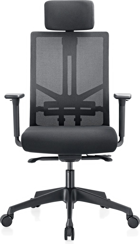 Kancelárska stolička WATT 1+1 ZADARMO, čierna